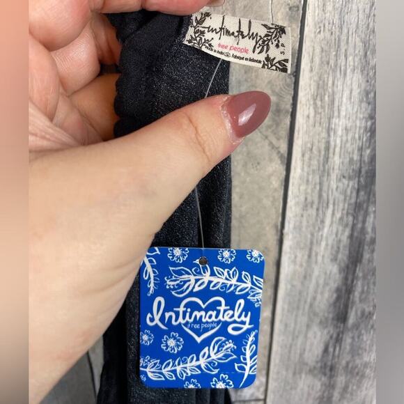 NWT Free People Embrace It Maxi Dress in Black Combo Size Small. - Picture 11 of 15